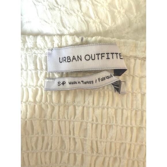 NWOT Urban Outfitters UO White Folly Fitted Notched Mini Dress Size S - Picture 6 of 9